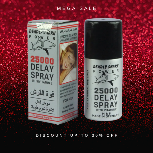 Deadly Shark 25000 Delay Spray for Men with Vitamin E